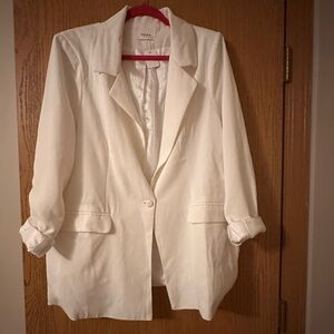 Andree By Unit White Blazer-1X Excellent condition